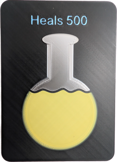 healing potion 500 card
